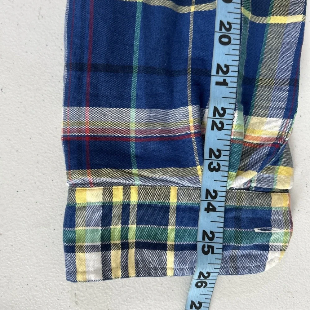 Ralph Lauren Shirt Mens XLT Multicolor Plaid Preppy Classic Fit Western‎